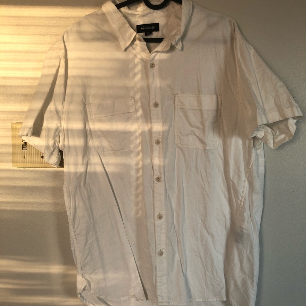 Madewell White Button Down
